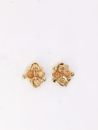 Boucles d'oreilles Clips d’oreilles Or jaune Perles 58 Facettes 971