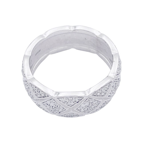 Bague 50 Bague Chanel, "Coco Crush", or blanc et diamants. 58 Facettes 32538