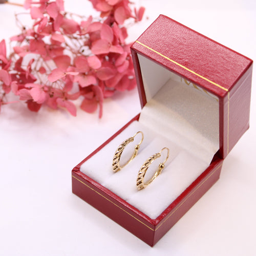 Boucles d'oreilles Petite créoles rondes 58 Facettes