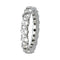 Bague 52 Alliance or blanc et diamants. 58 Facettes 31103