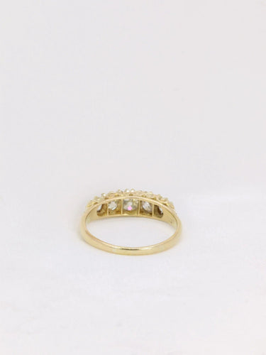 Bague 60.5 Bague jarretière Or jaune Diamants 58 Facettes J155