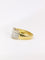 Bague Bague bandeau vintage or jaune diamants 58 Facettes J28
