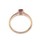 Bague Bague rhodolite or rose 58 Facettes