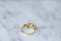 Bague 53 Bague Art Déco trois ors et diamant 58 Facettes