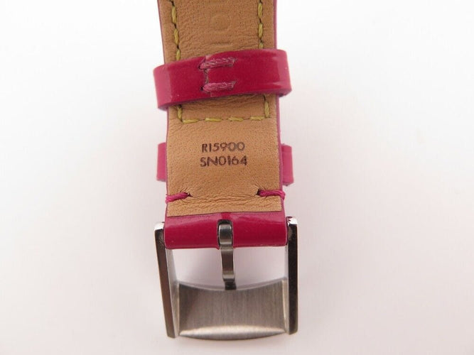 Montre montre LOUIS VUITTON tambour q12mc en acier 28 mm quartz lady 58 Facettes 254178