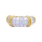 Bague 45 Bague Fred, "Isaure", or jaune, platine, diamants. 58 Facettes 32289