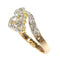 Bague 56 L'amour à travers le temps : bague en or et diamants Belle Époque des années 1920 58 Facettes 24029-0362
