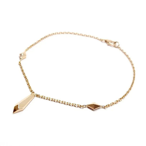 Bracelet Bracelet pampille or rose 58 Facettes