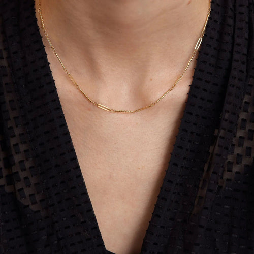 Collier CHAINE VINTAGE JOULA OR 58 Facettes BO/220115 NSS