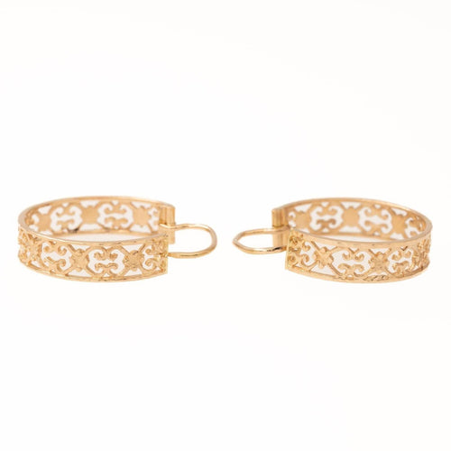 Boucles d'oreilles Boucles d'oreilles Créoles Or Rose 58 Facettes 2270815CN