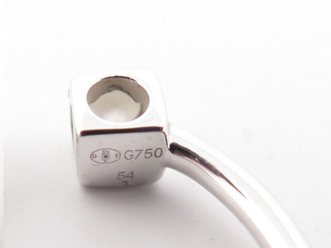 Bague 54 bague DINH VAN le cube diamant en or blanc 58 Facettes 258662