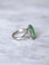 Bague Bague de fiançailles jade entourage diamants sur or blanc 58 Facettes