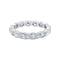 Bague 49 Alliance or blanc et diamants. 58 Facettes 32399