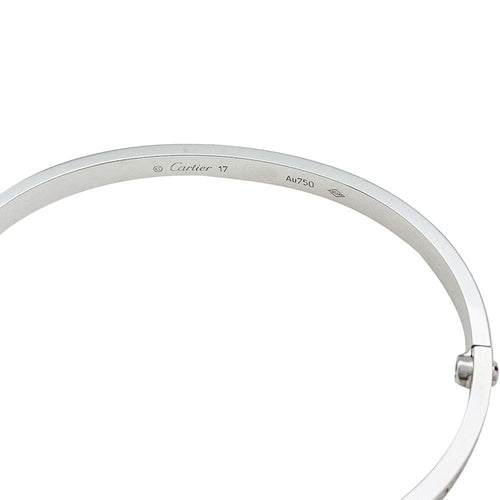 Bracelet Bracelet Cartier, "Love", or blanc et diamants. 58 Facettes 31126