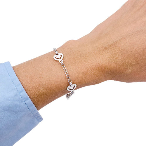 Bracelet Bracelet O.J. Perrin, "Légendes", or blanc 58 Facettes 33012