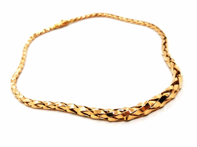 Collier Collier Maille palmier Or rose 58 Facettes 1763145CN