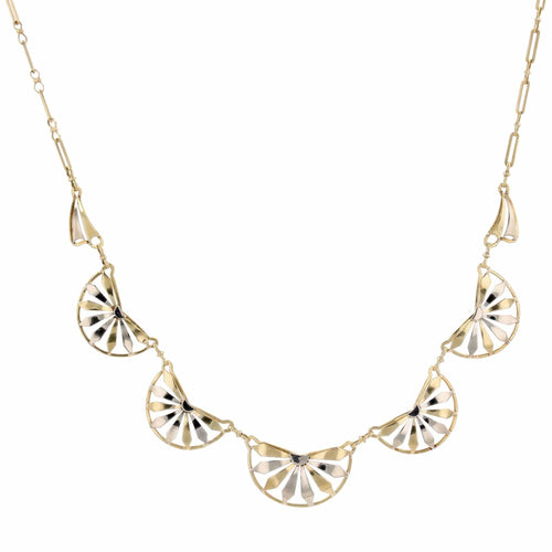 Collier Collier ancien draperie et ses motifs art déco 58 Facettes 22-533