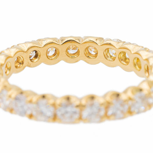 Bague 47 bague Alliance américaine Or jaune Diamant 58 Facettes 2537615CN