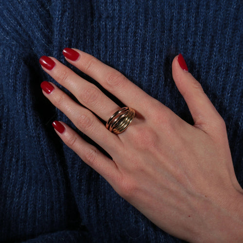 Bague BAGUE CARTIER "TRINITY LA BELLE" 58 Facettes BO/220061 RIV