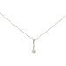 Collier Collier en or blanc, diamants. 58 Facettes 31939