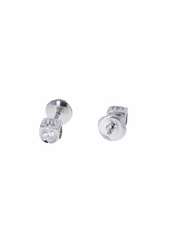 Boucles d'oreilles Boucles d'oreilles DINH VAN Le Cube Diamant GM 58 Facettes 63496-59813