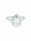 Bague 53.5 Bague diamant poire or blanc 58 Facettes LP72-11-420