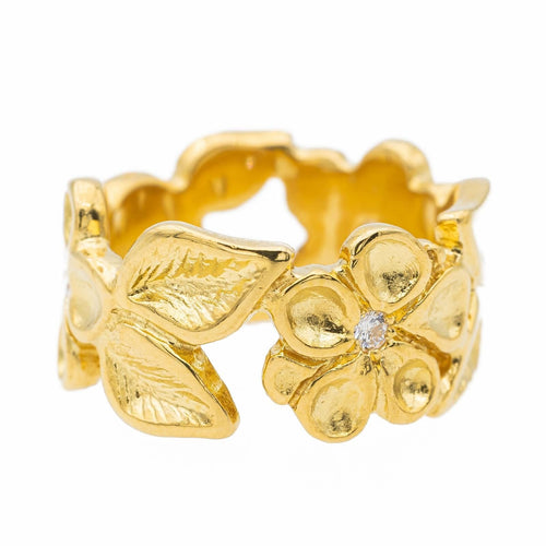 Bague 50 Bague Fleur Or jaune Diamant 58 Facettes 2675052CN