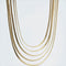Collier Collier ancien en or mailles oméga 58 Facettes 21-788