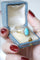 Bague Bague marguerite turquoise diamants 58 Facettes