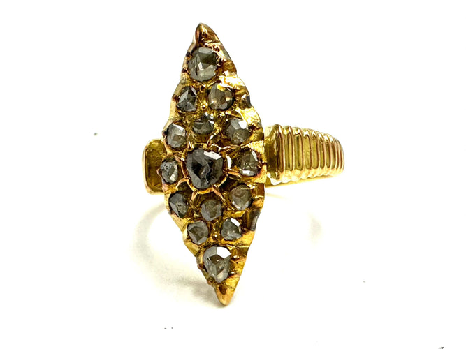 Bague 54 Bague "Figaro" Empire austro-hongrois 58 Facettes