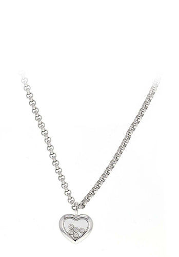 Collier Collier CHOPARD Happy Diamonds Icons en Or Blanc 750/1000 58 Facettes 61795-57666