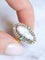Bague Bague ancienne en or et argent, miniature sur porcelaine 58 Facettes