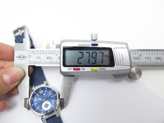 Montre montre LOUIS VUITTON tambour lovely cup q12m4 quartz 28 mm diamants 58 Facettes 224003