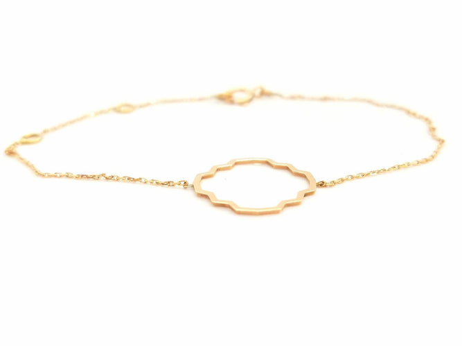 Bracelet Bracelet Transparence Or rose 58 Facettes 578893RV