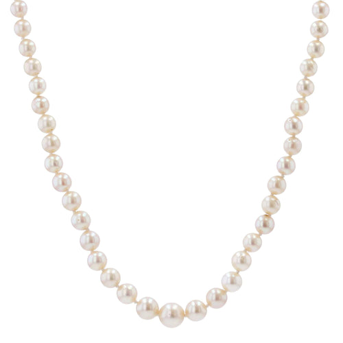 Collier Collier en perles de culture fermoir or jaune 58 Facettes 22-464