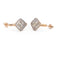 Boucles d'oreilles Boucles d'oreilles Dormeuses Or rose Diamant 58 Facettes 1987598CN