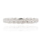Bague 50 Alliance tresse ciselée or blanc 58 Facettes TRE2.0B