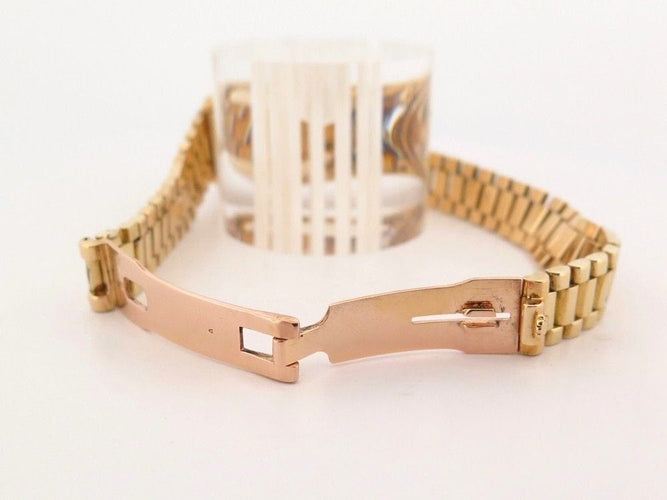 Montre montre ROLEX oyster perpetual lady datejust 26m or jaune 18k diamant 58 Facettes 254467