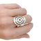 Bague 53 Bague Bulgari, "Astrale", or blanc. 58 Facettes 32135