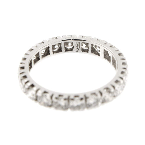 Bague 54 Alliance tour complet diamants 2,40 ct 58 Facettes 33088