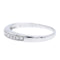 Bague 54 Bague Alliance Or blanc Diamant 58 Facettes 2294373CN