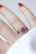 Bague Bague Art Deco diamants et rubis calibrés 58 Facettes