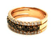 Bague 55 Bague Or rose Diamant brun 58 Facettes 1875649CN