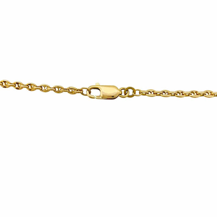 Collier Sautoir or jaune, grains de café. 58 Facettes 31602