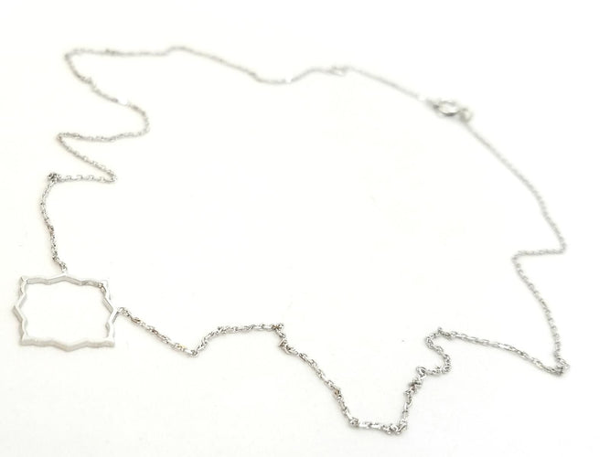 Collier Collier Transparence Or blanc 58 Facettes 578905RV