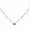 Collier Dinh Van Collier Solitaire Le Cube Or blanc Diamant 58 Facettes 2921978RV