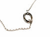 Collier Collier Chaîne + pendentif Or blanc Diamant 58 Facettes 1182635CD