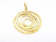 Pendentif Pendentif Or jaune Diamant 58 Facettes 06554CD