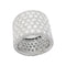 Bague 51 Bague bandeau en or blanc et diamants. 58 Facettes 31346