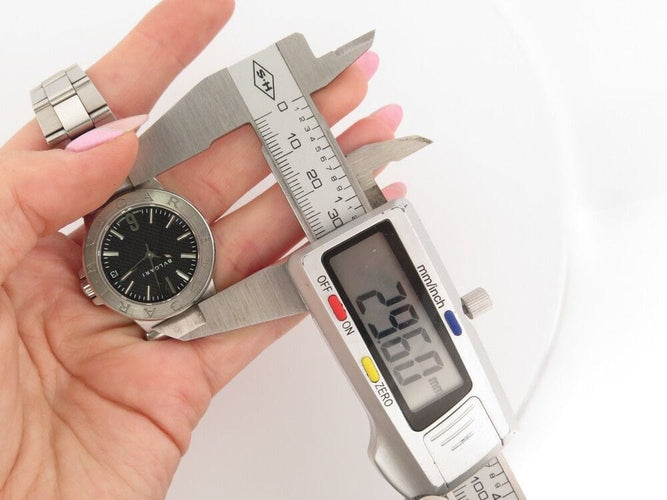 Montre montre BULGARI diagono dg29s 29 mm quartz classique acier 58 Facettes 252078